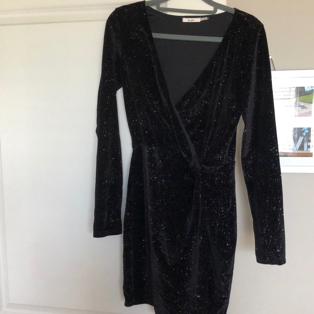 Black sparkly dress
